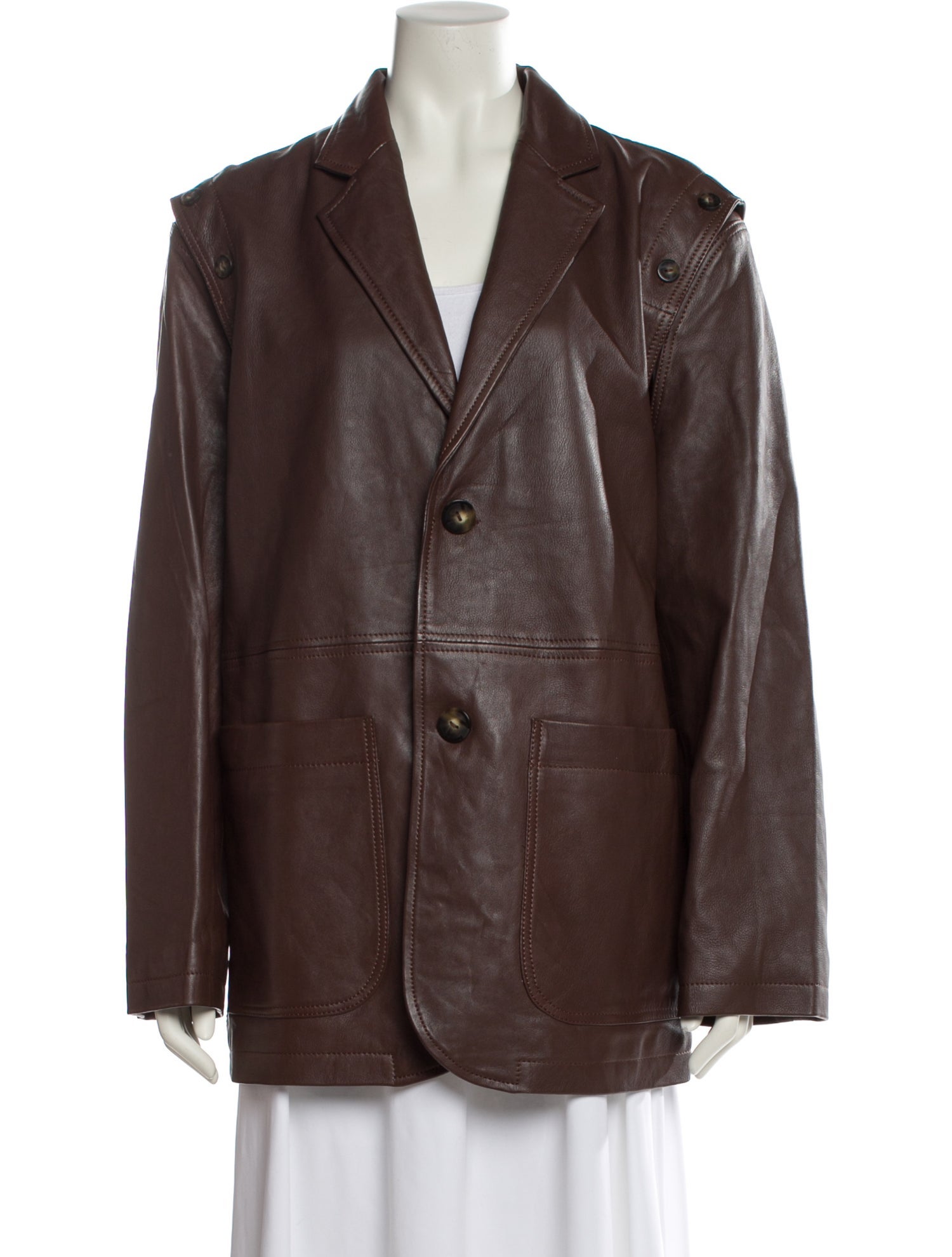 Telfar Leather Blazer w/ Tags