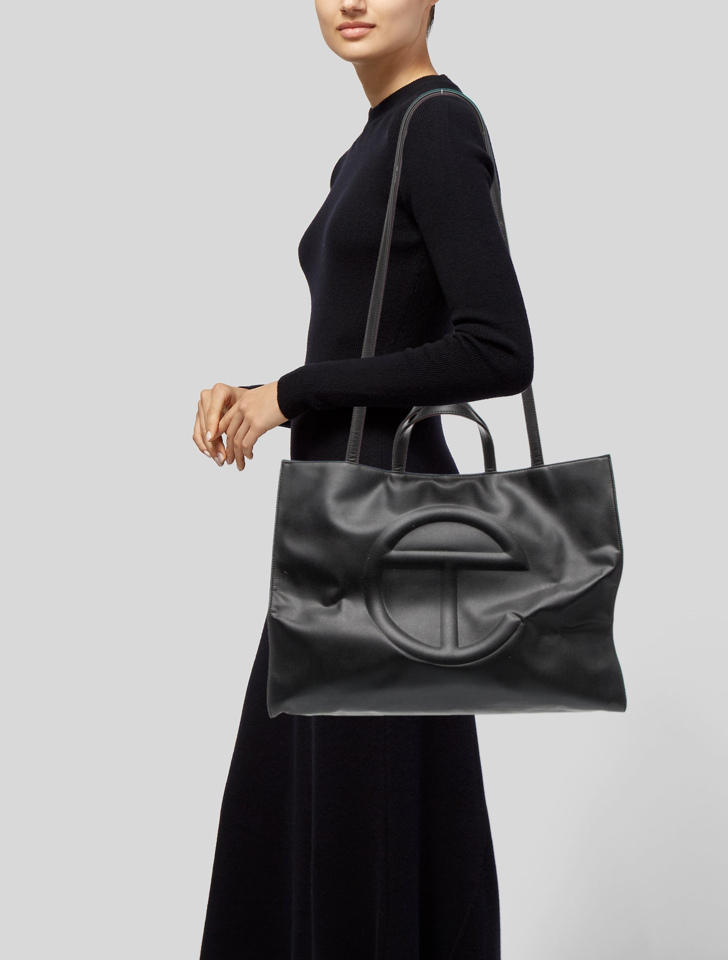 Telfar Vegan Leather Crossbody Bag Large