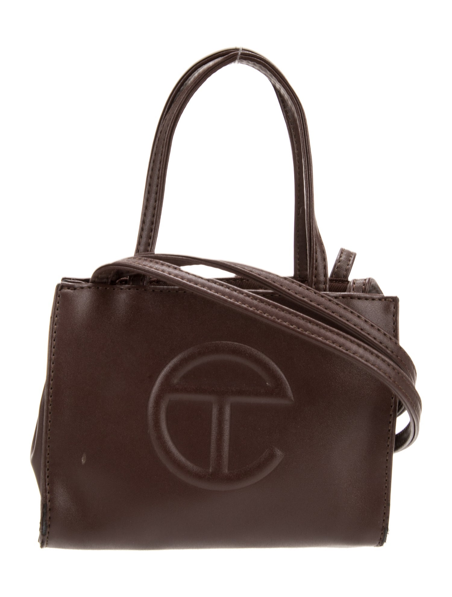 Telfar Vegan Leather Messenger Bag