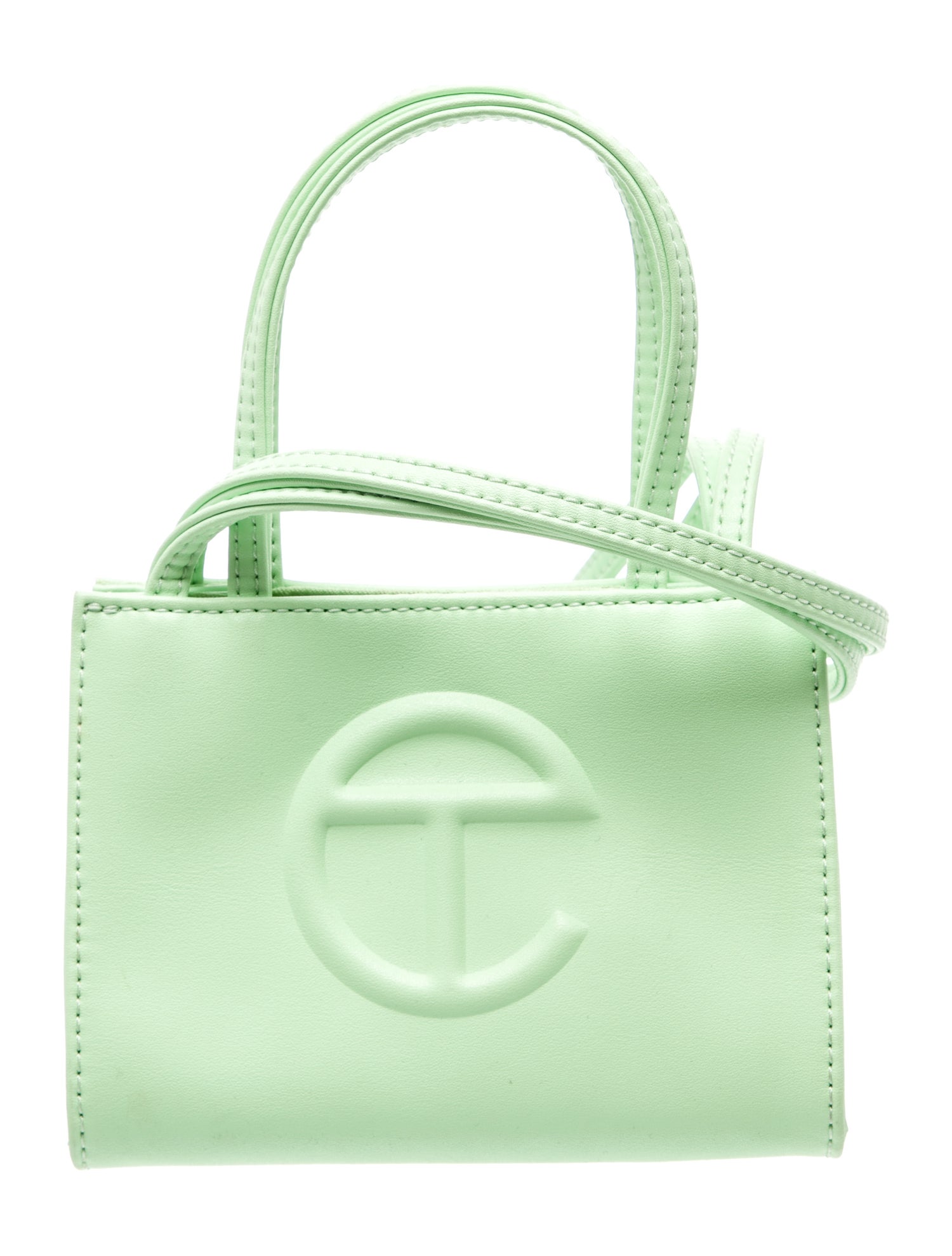 Telfar Vegan Leather Top Handle Bag Small