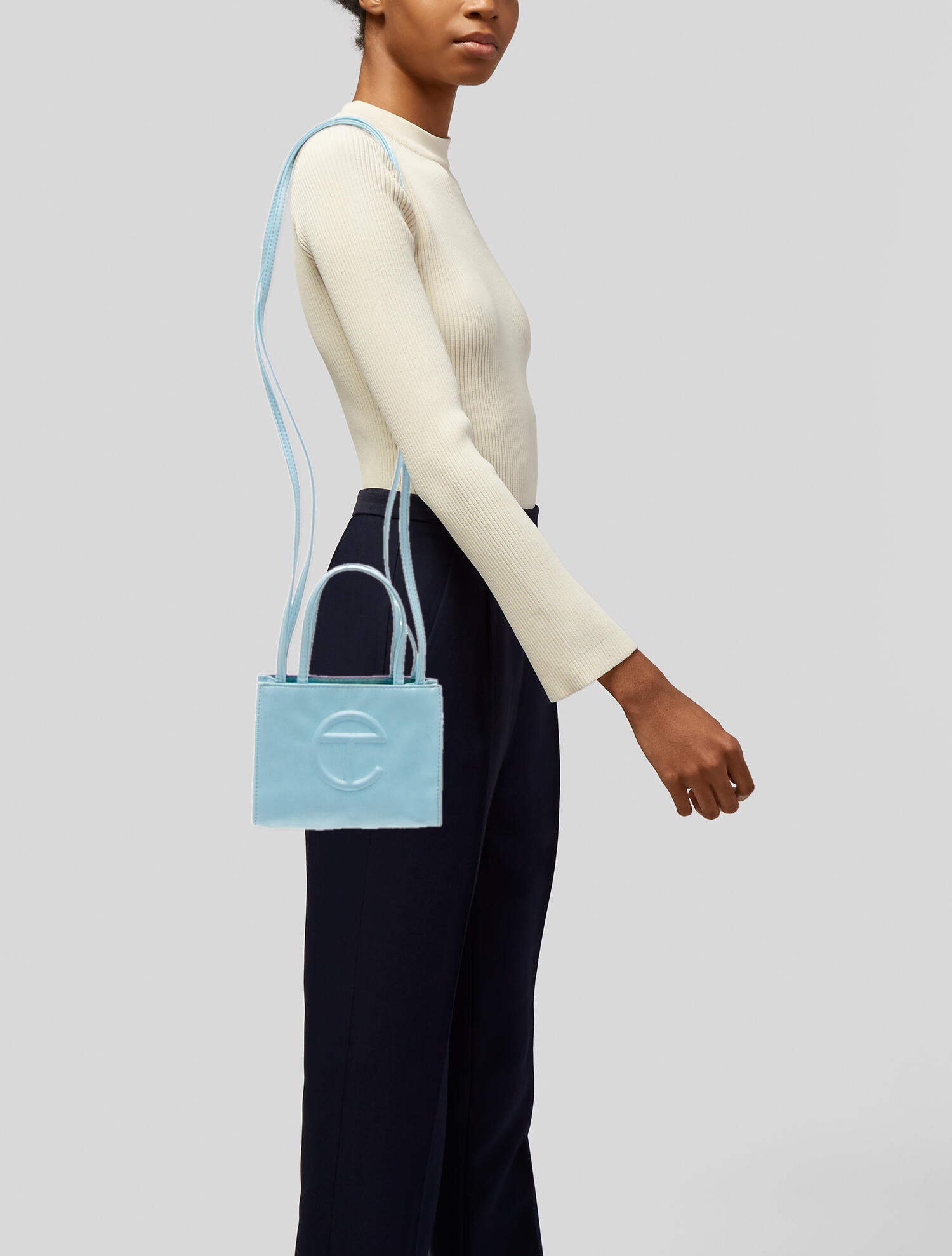 Telfar Vegan Leather Top Handle Bag