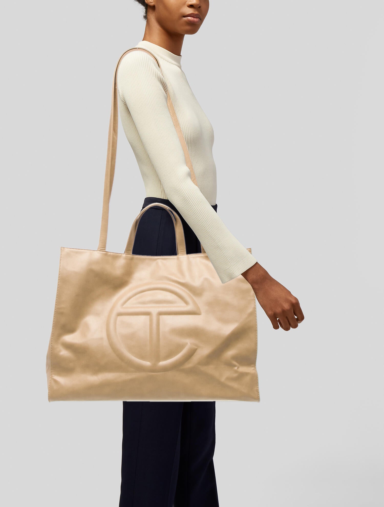 Telfar Vegan Leather Weekender Bag
