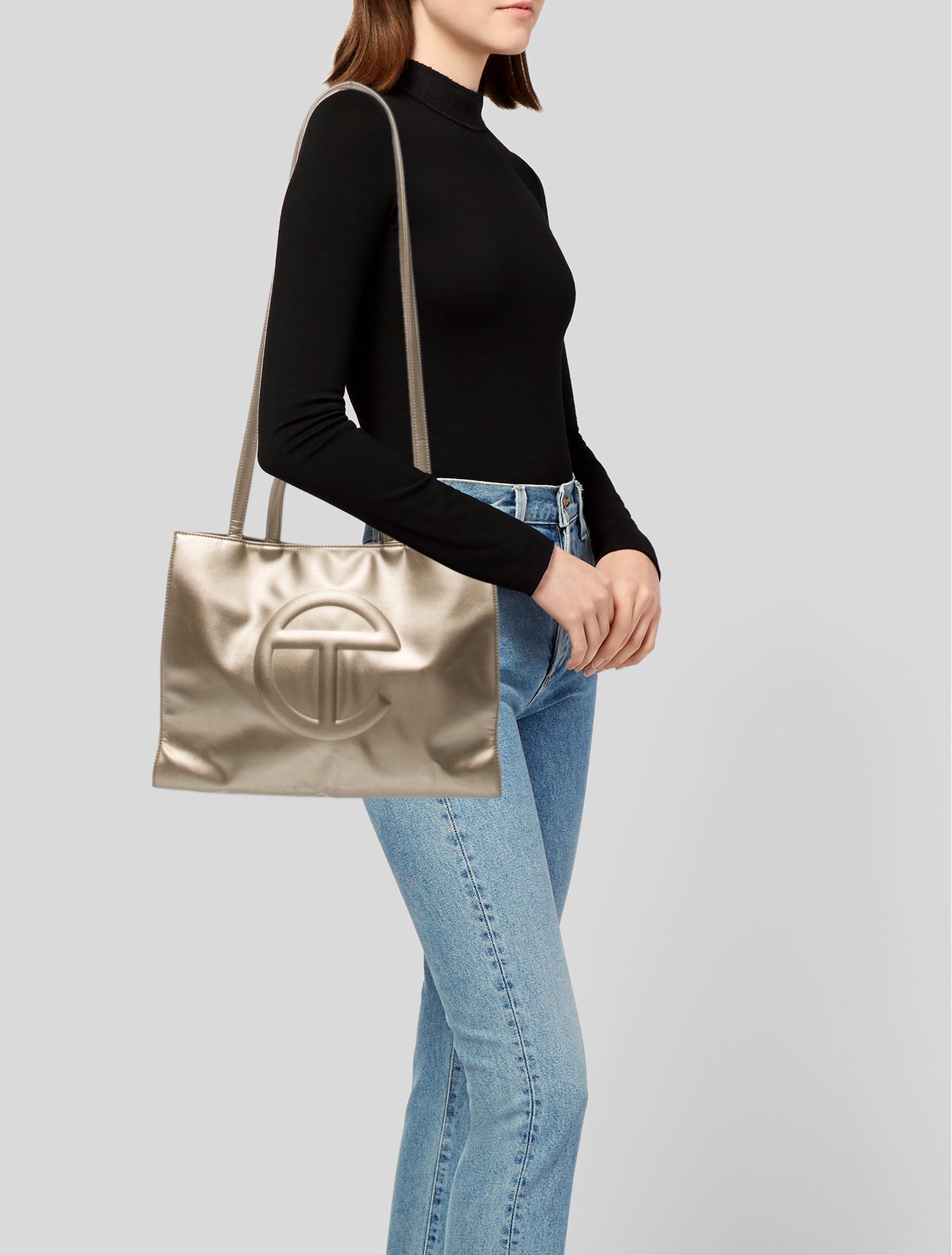 Telfar Vegan Leather Shopping Tote Medium