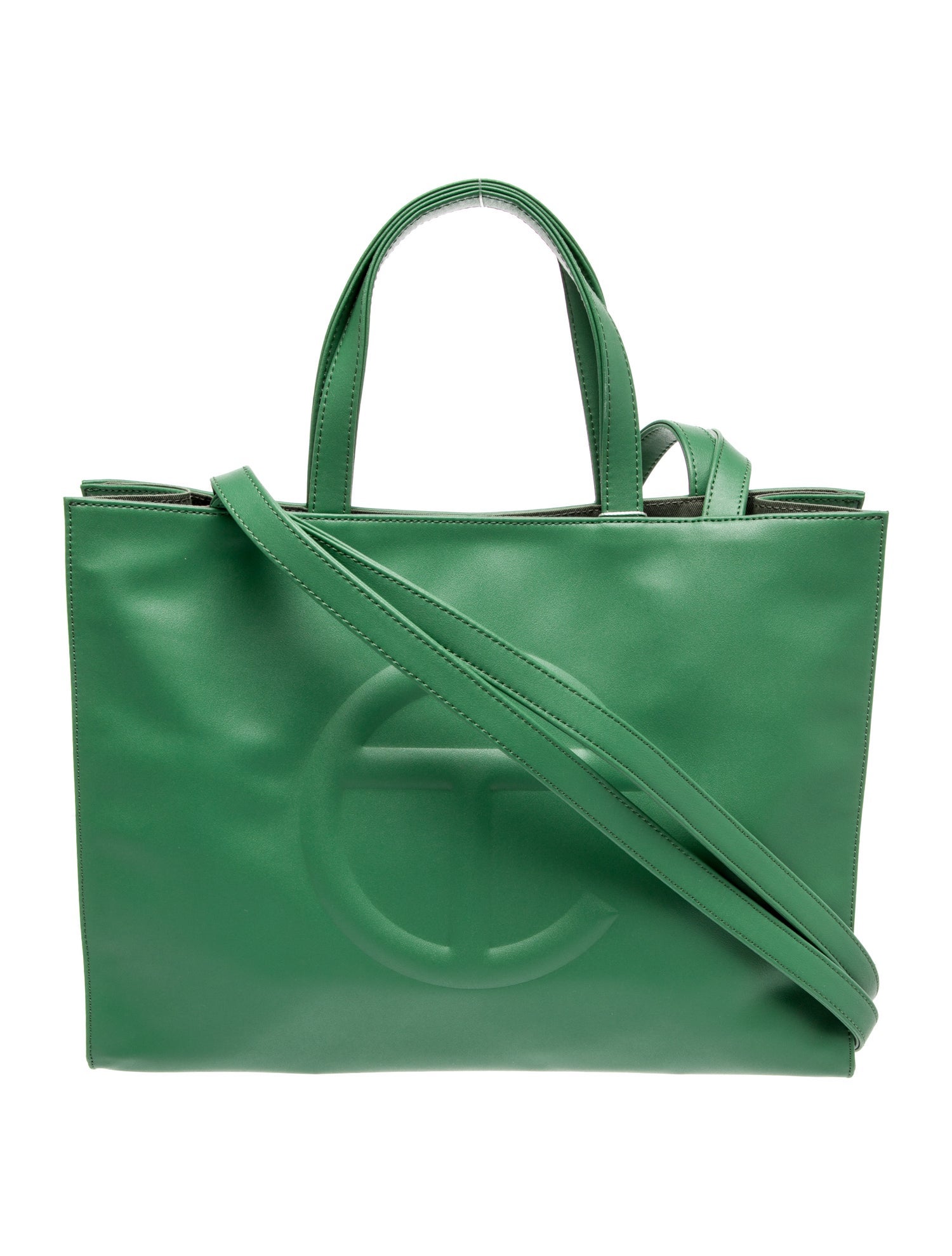 Telfar Vegan Leather Crossbody Bag - Green Totes, Handbags