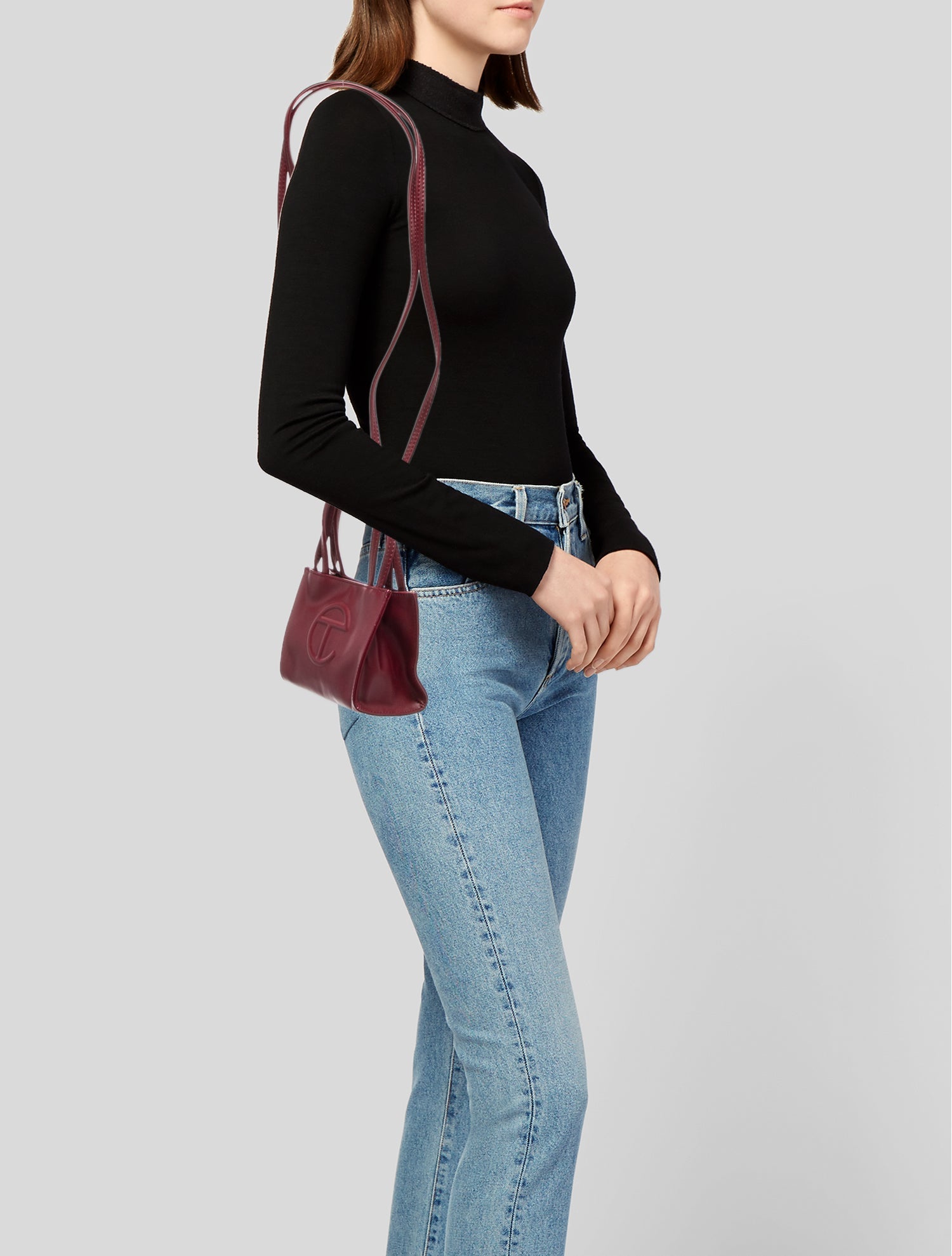 Telfar Vegan Leather Crossbody Bag Small