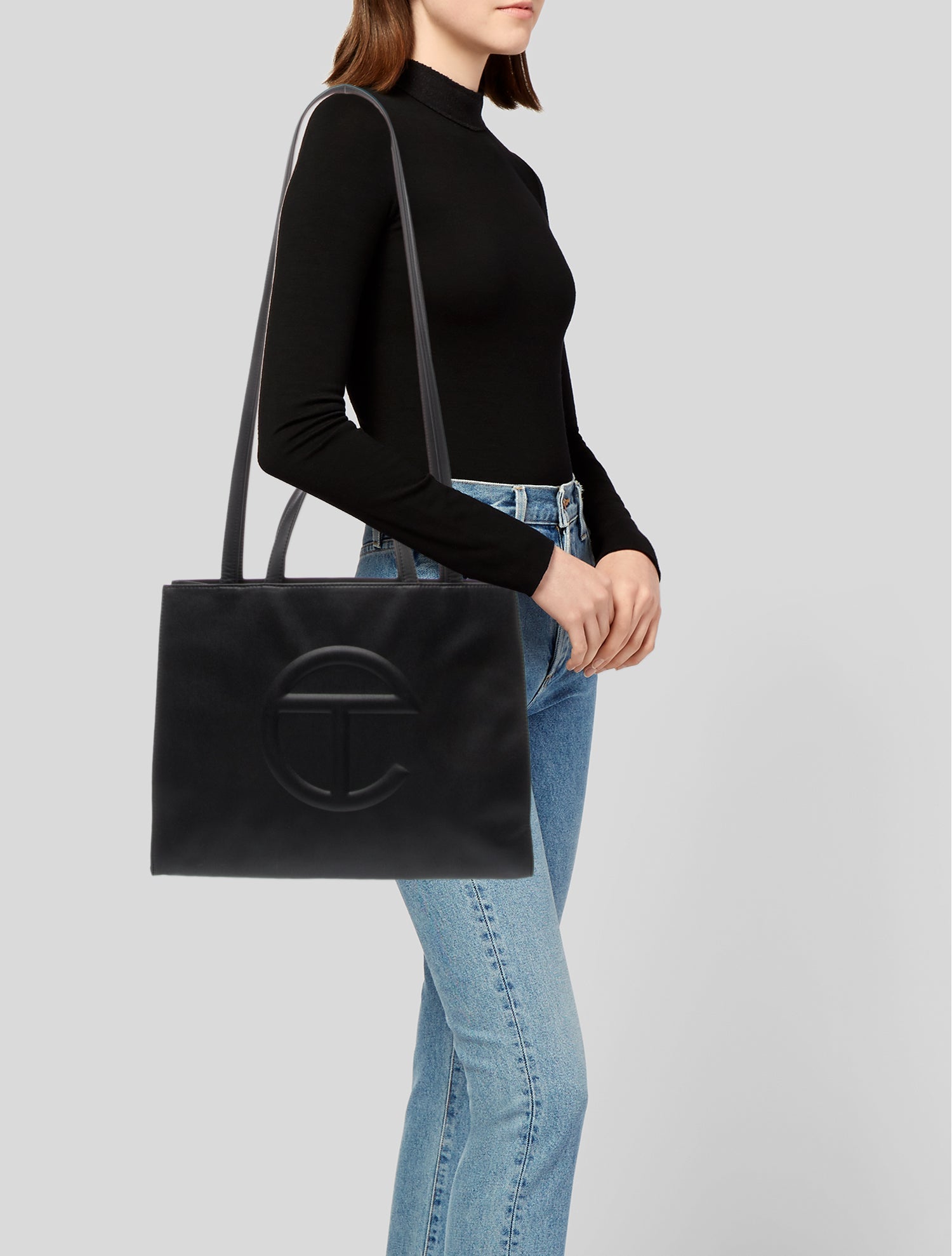 Telfar Vegan Leather Shopping Bag