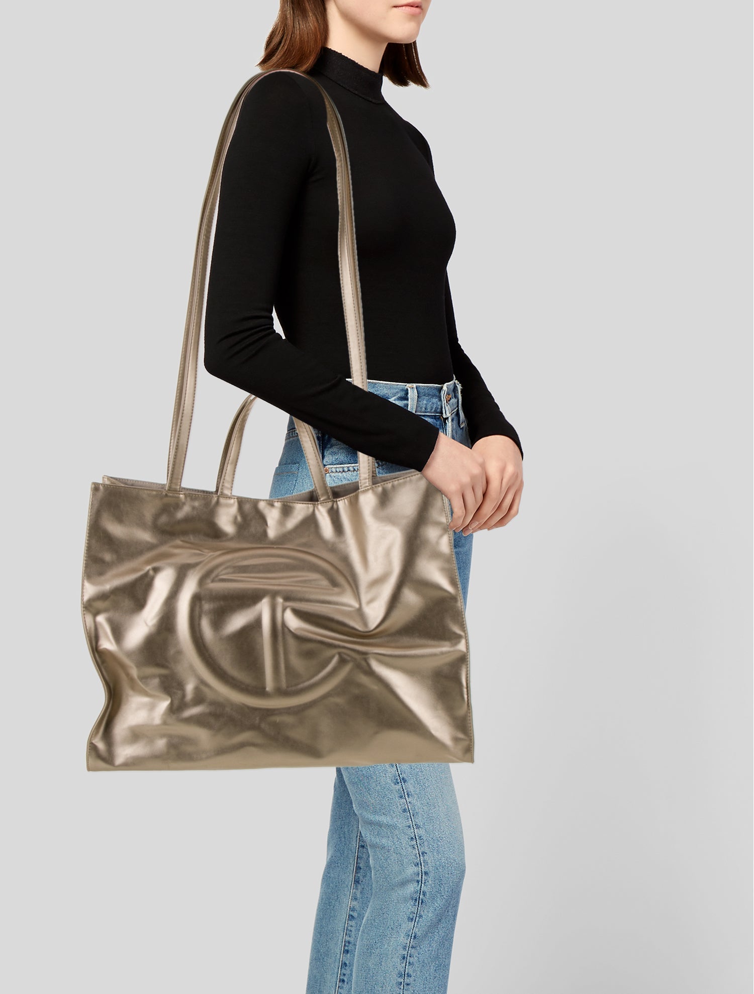 Telfar Vegan Leather Shopping Bag Large