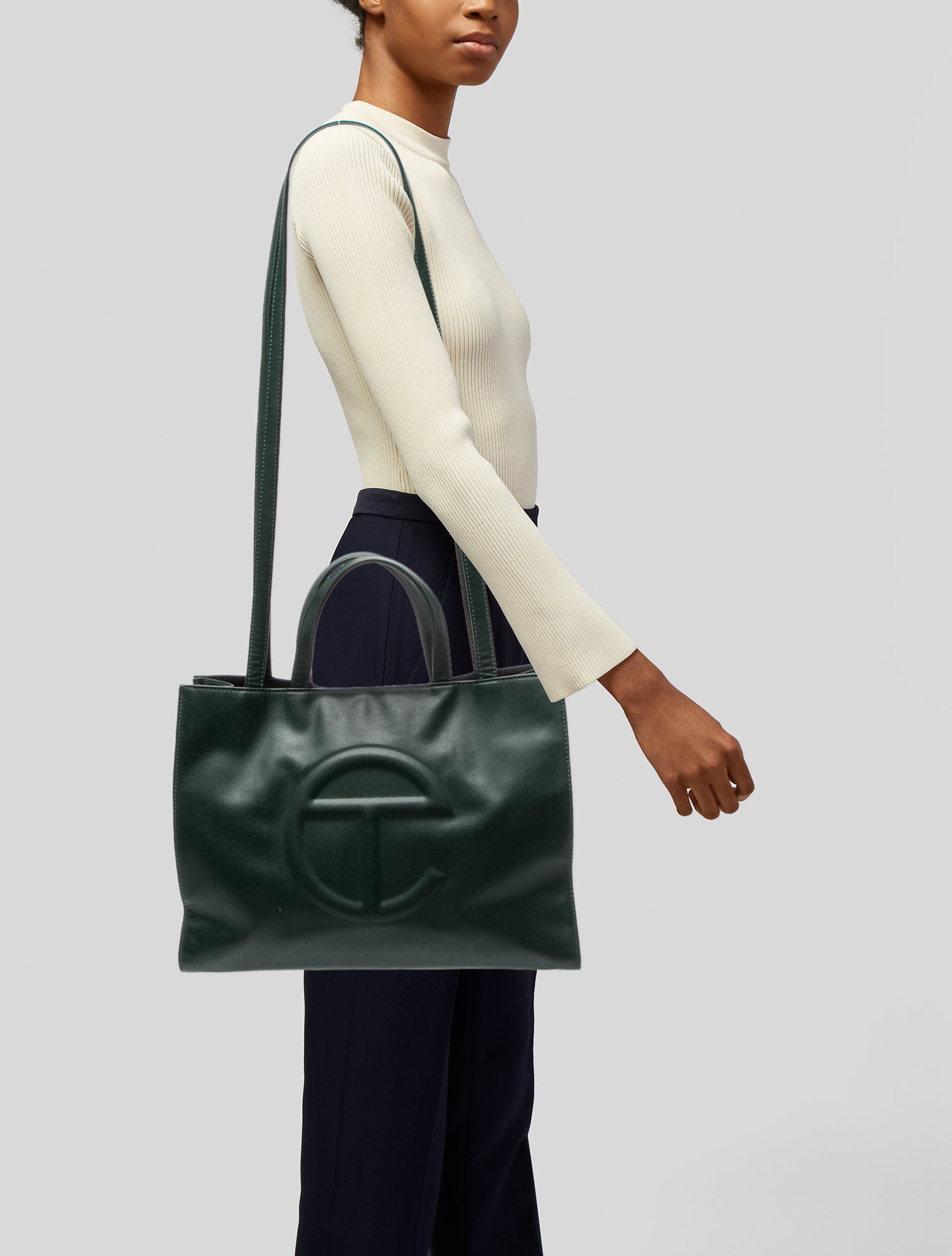 Telfar Vegan Leather Shoulder Bag