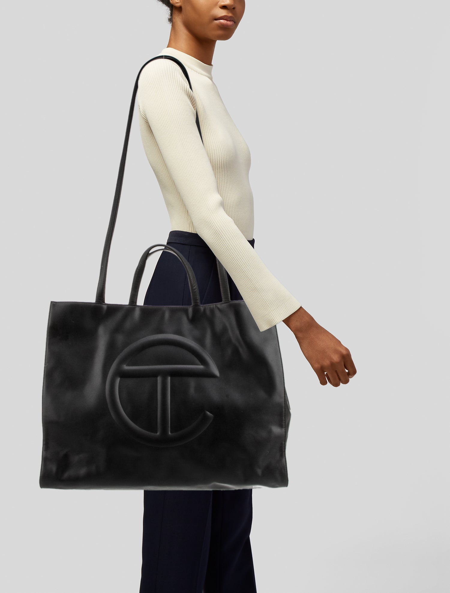 Telfar Vegan Leather Shopping Bag Large