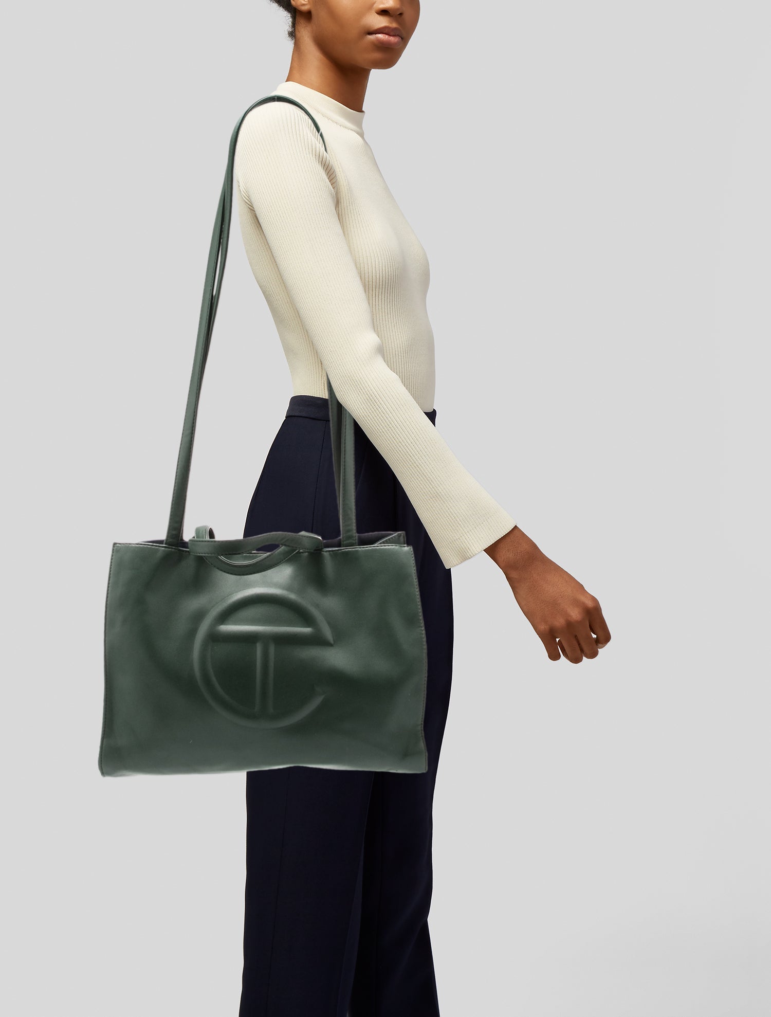 Telfar Vegan Leather Shoulder Bag