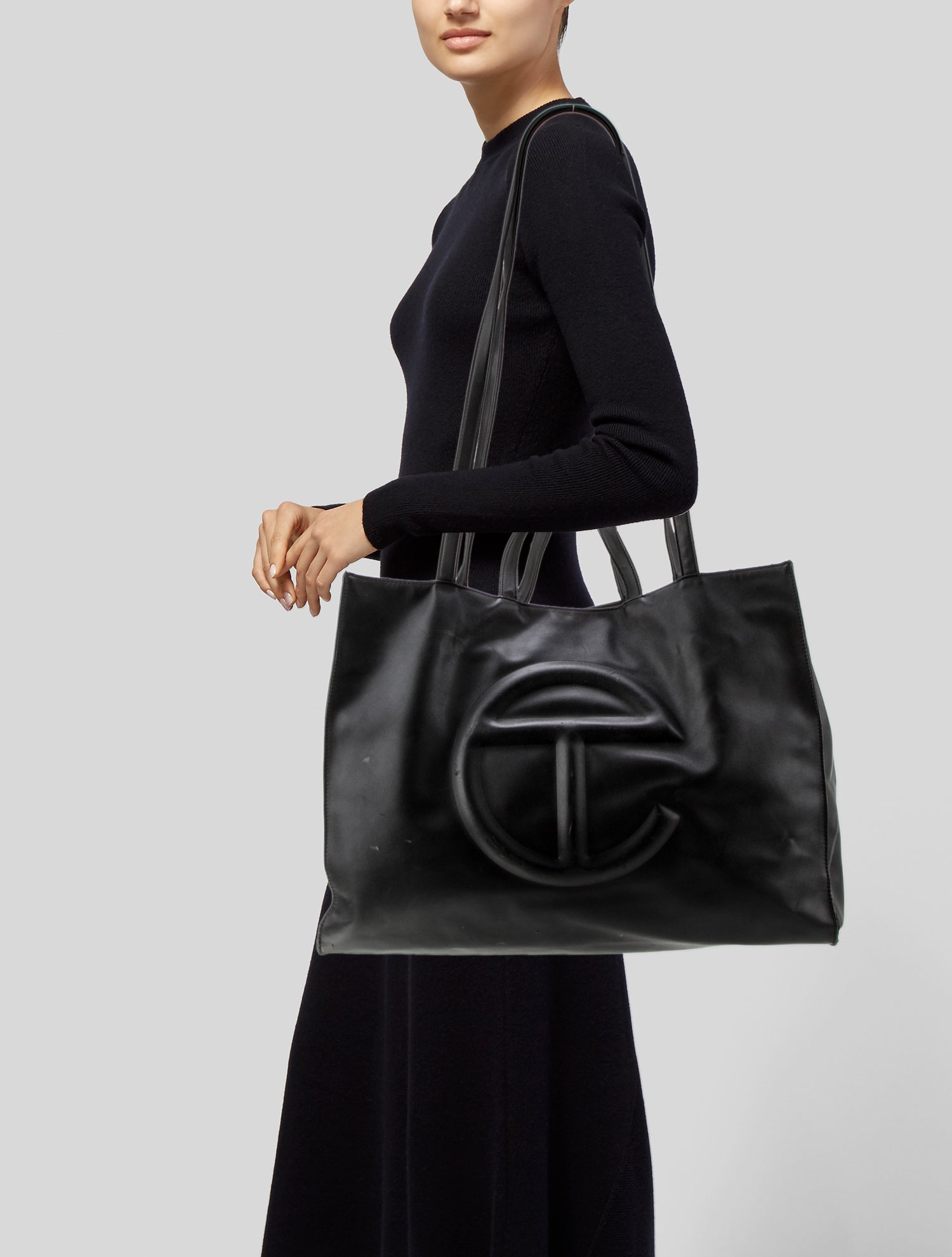 Telfar Vegan Leather Shopping Bag Large