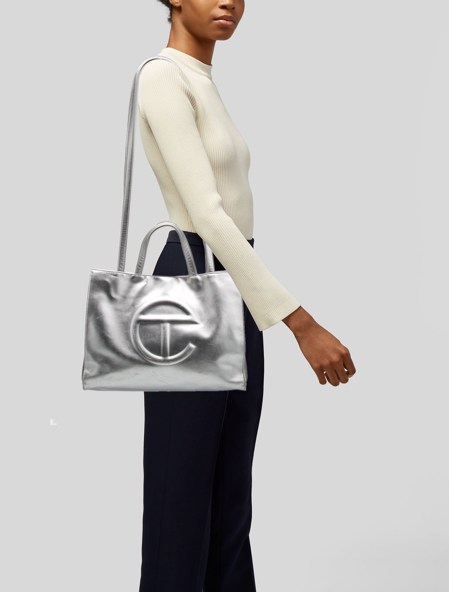Telfar Leather Shoulder Bag