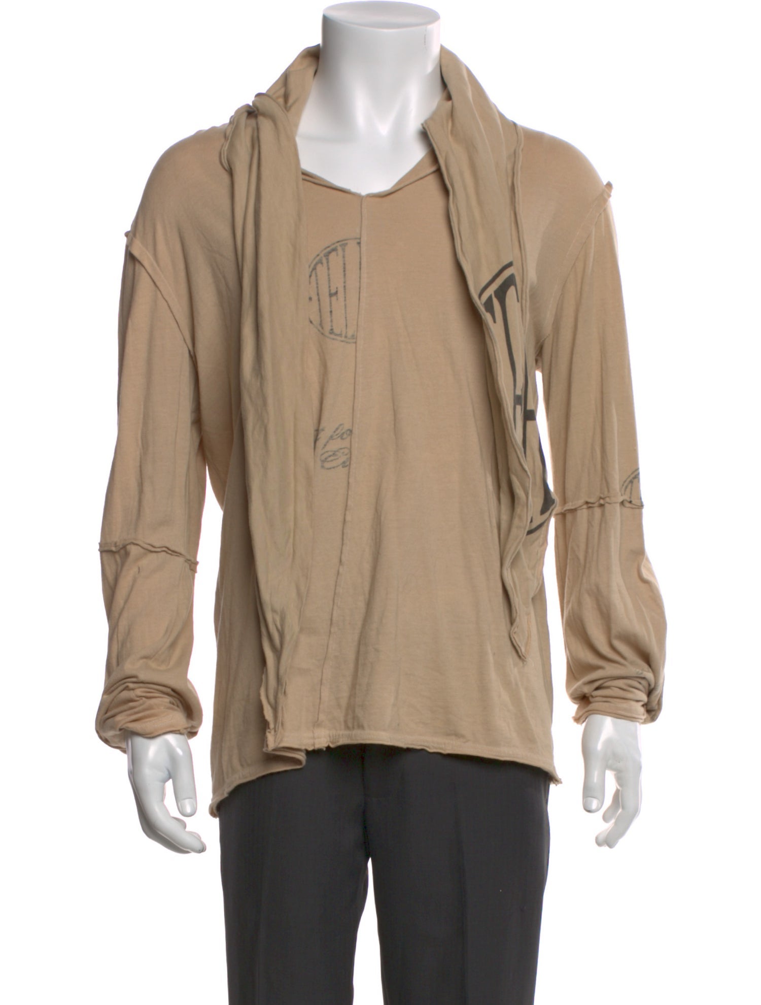 Telfar Crew Neck Long Sleeve T-Shirt