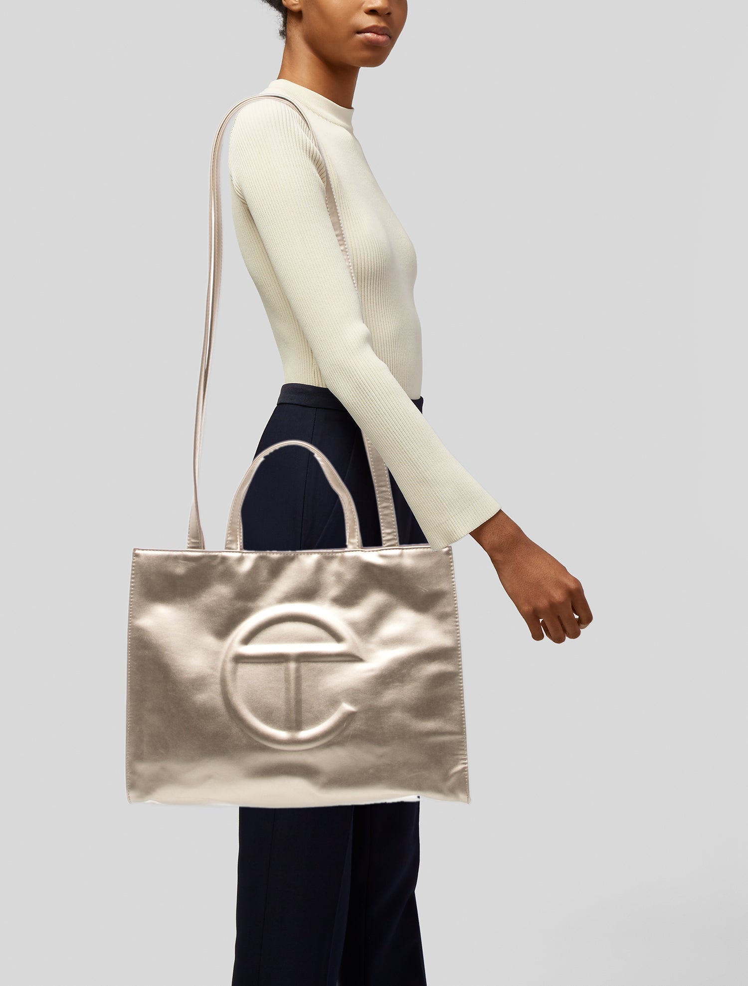 Telfar Vegan Leather Shopping Bag Medium