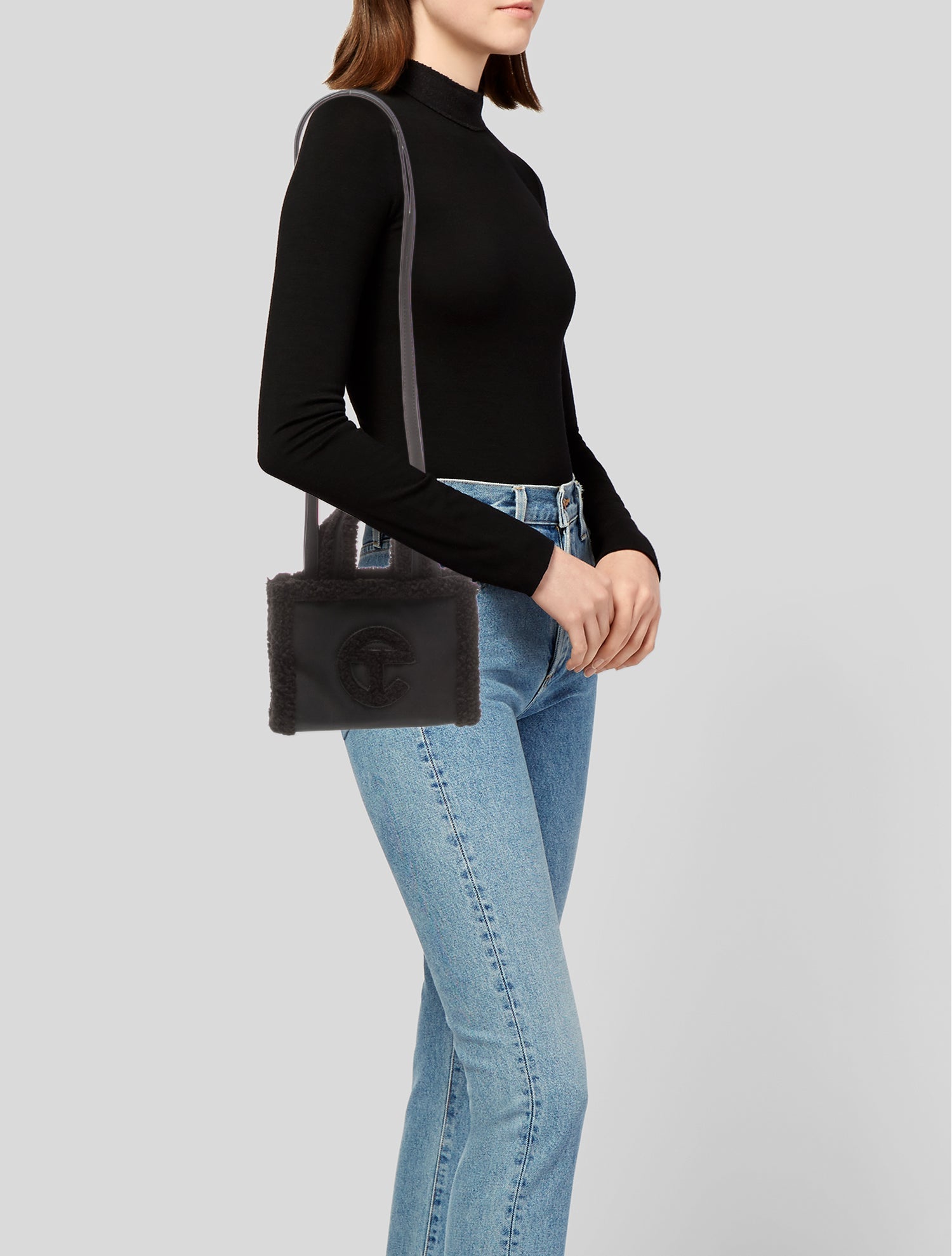 Telfar Suede Shopping Tote Mini