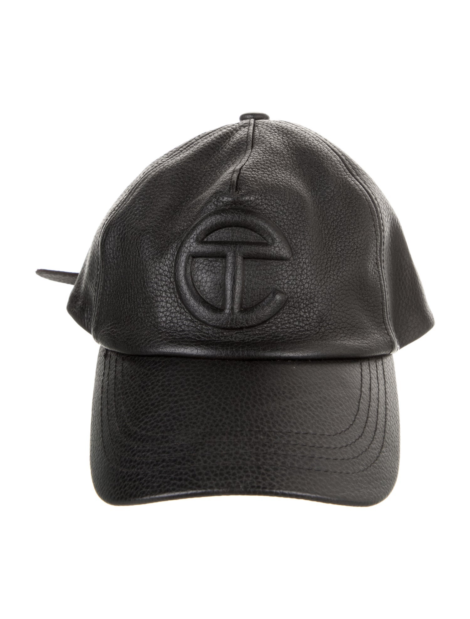 Telfar leather baseball cap