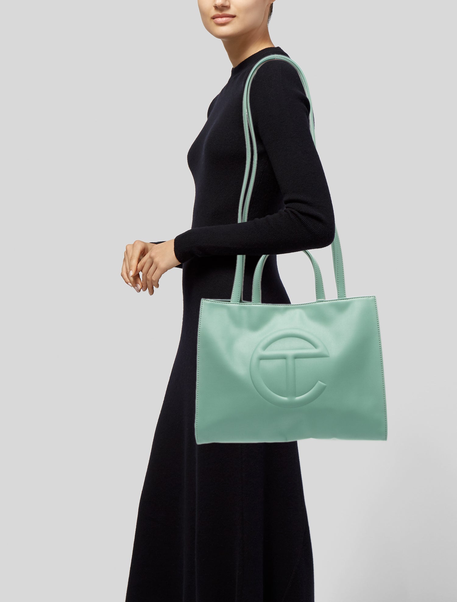 Telfar Leather Top Handle Bag w/ Tags