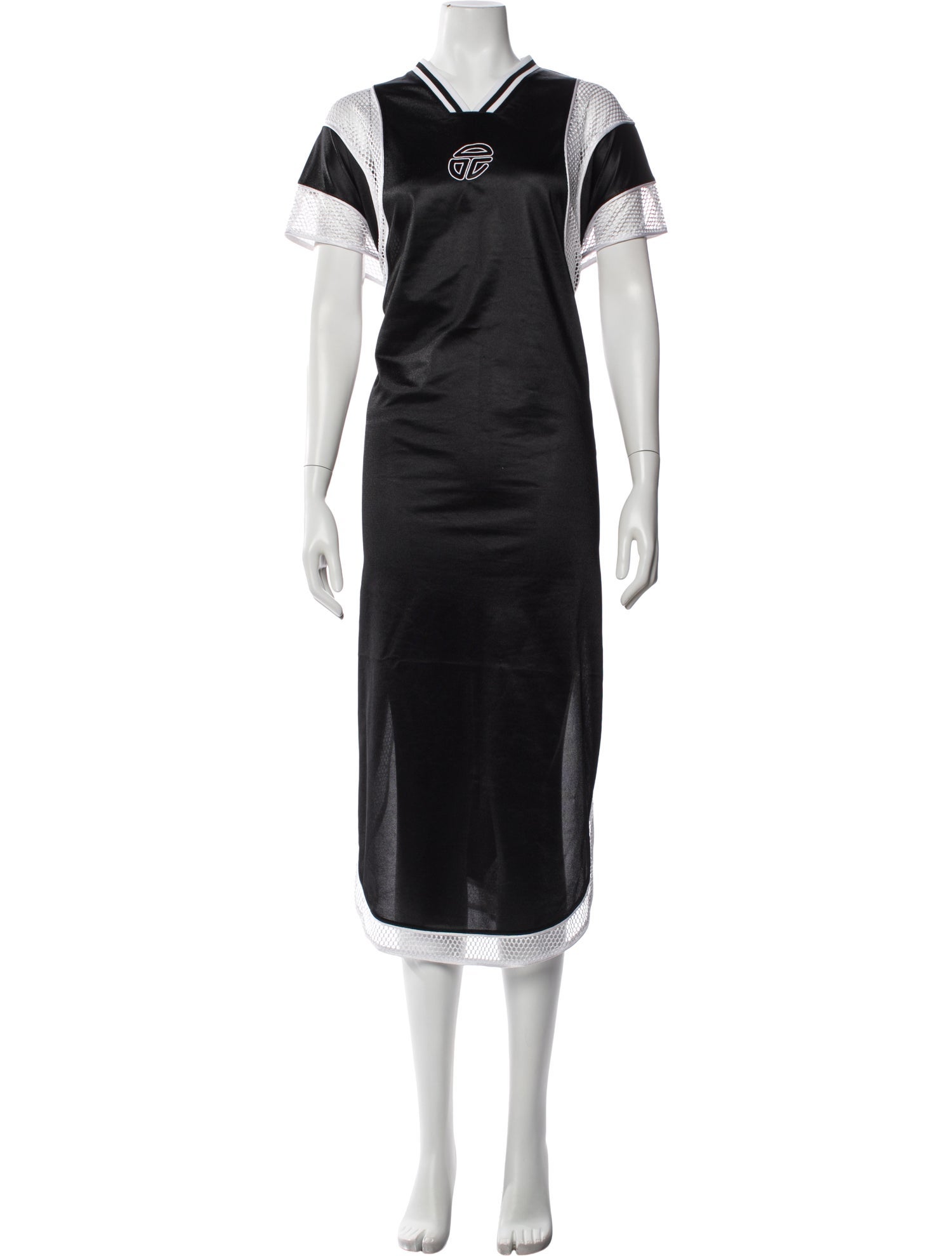 Telfar Mock Neck Long Dress