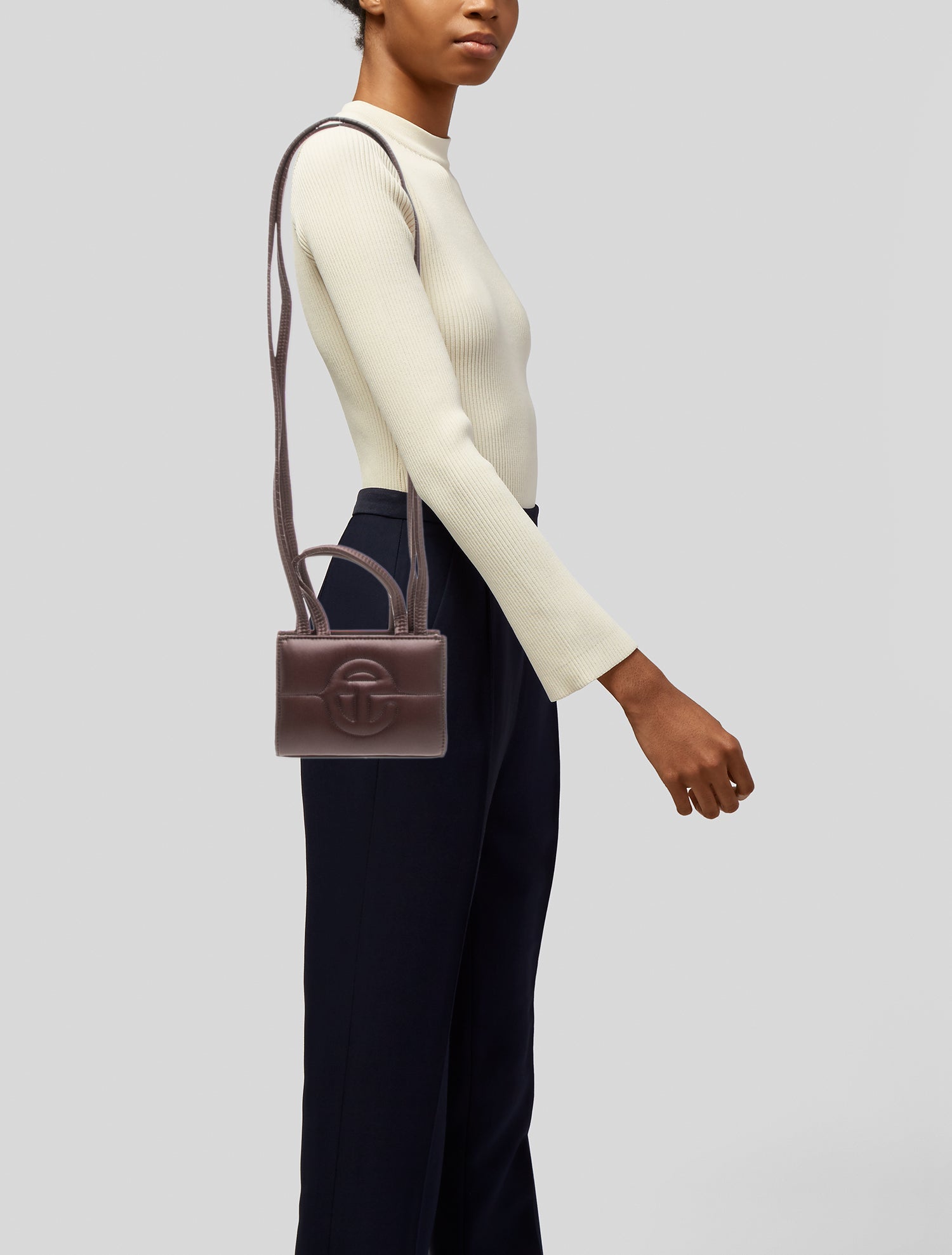 Telfar Nylon Top Handle Bag Small