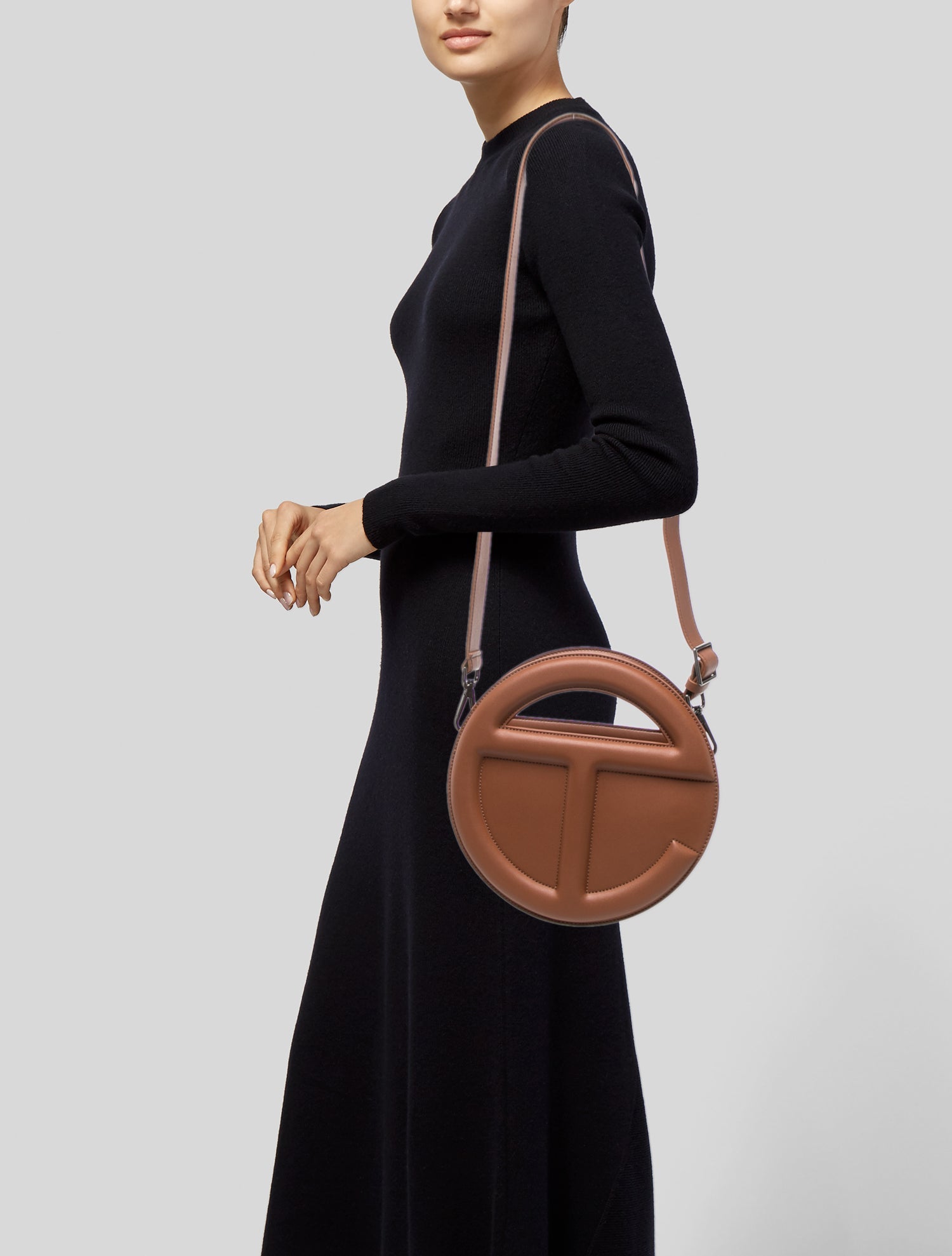 Telfar Vegan Leather Major Circle Bag w/ Tags