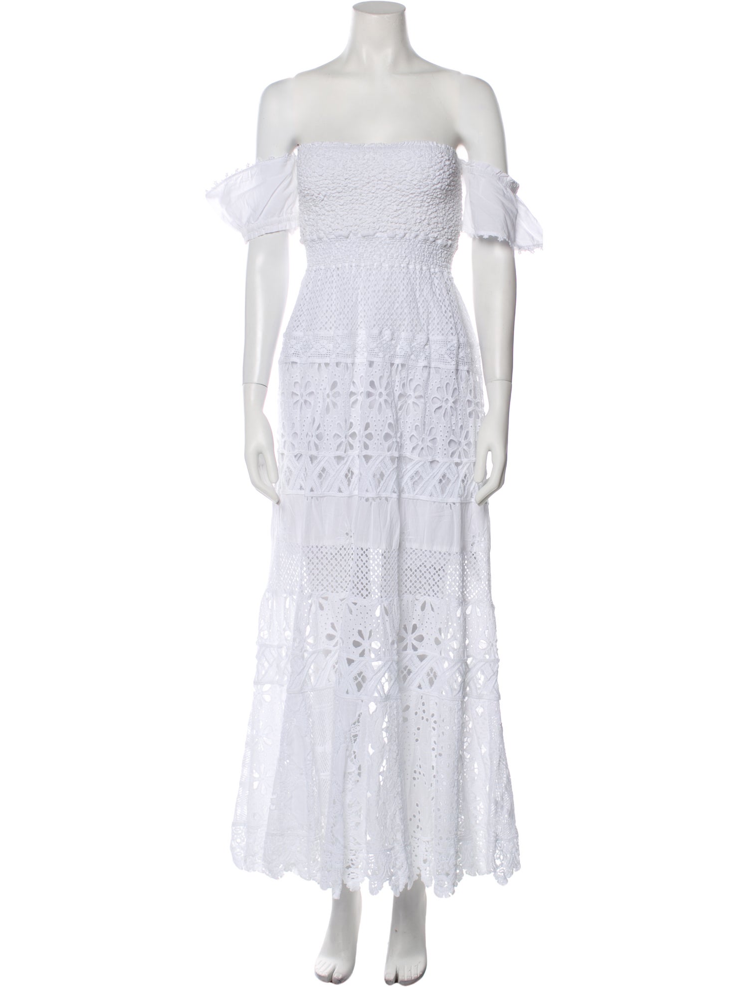 Temptation Positano Lace Pattern Long Dress