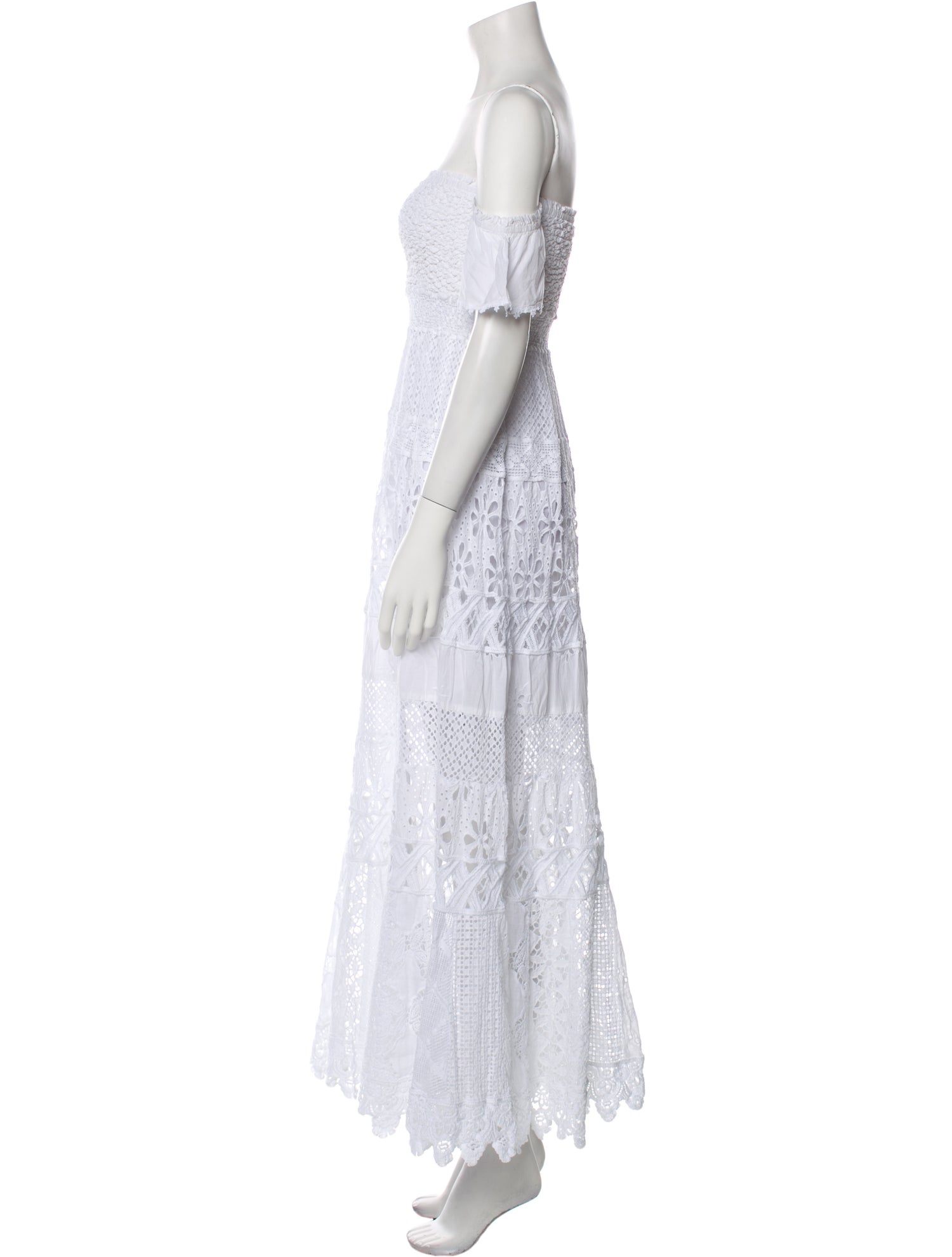 Temptation Positano Lace Pattern Long Dress