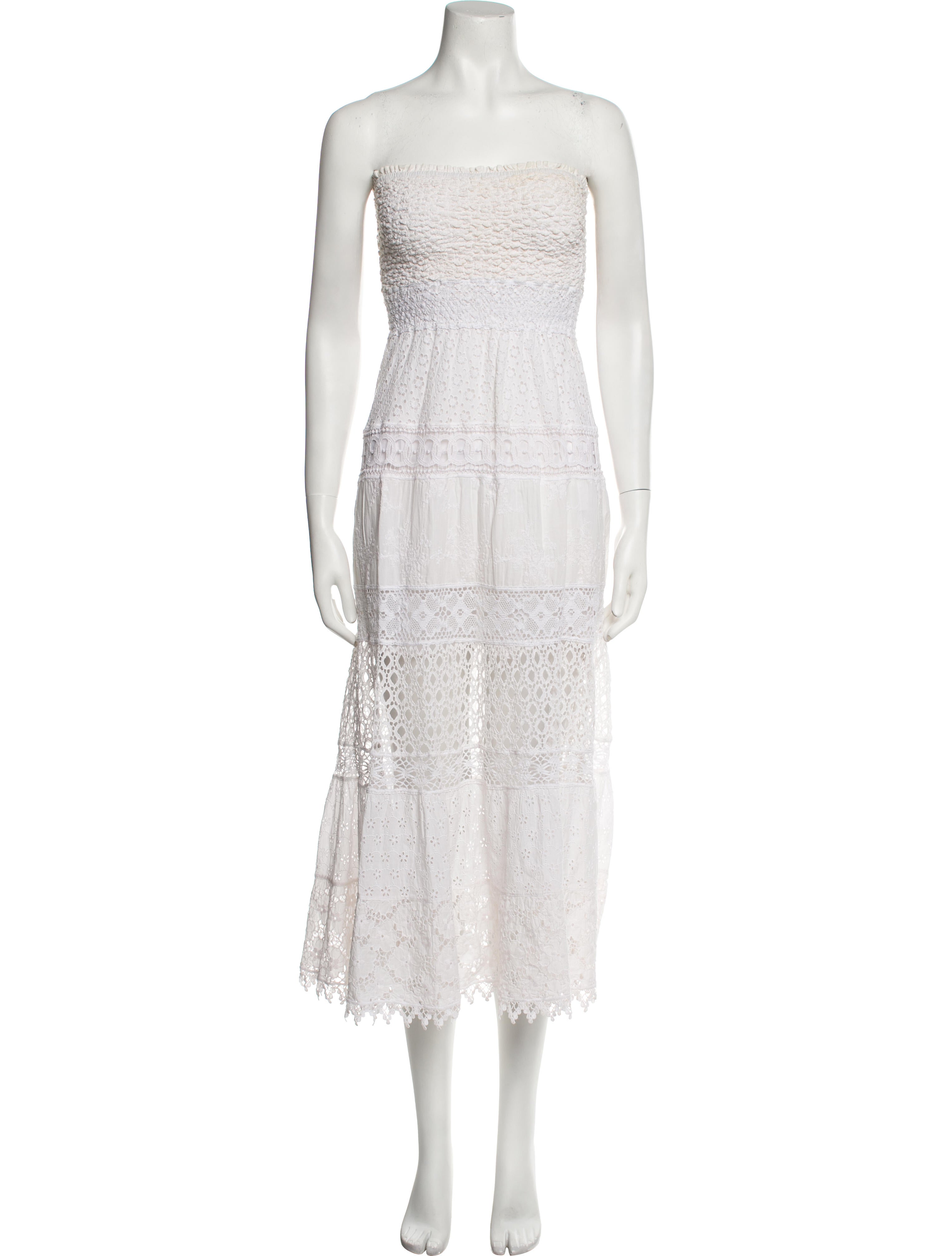 Temptation Positano Strapless Midi Length Dress