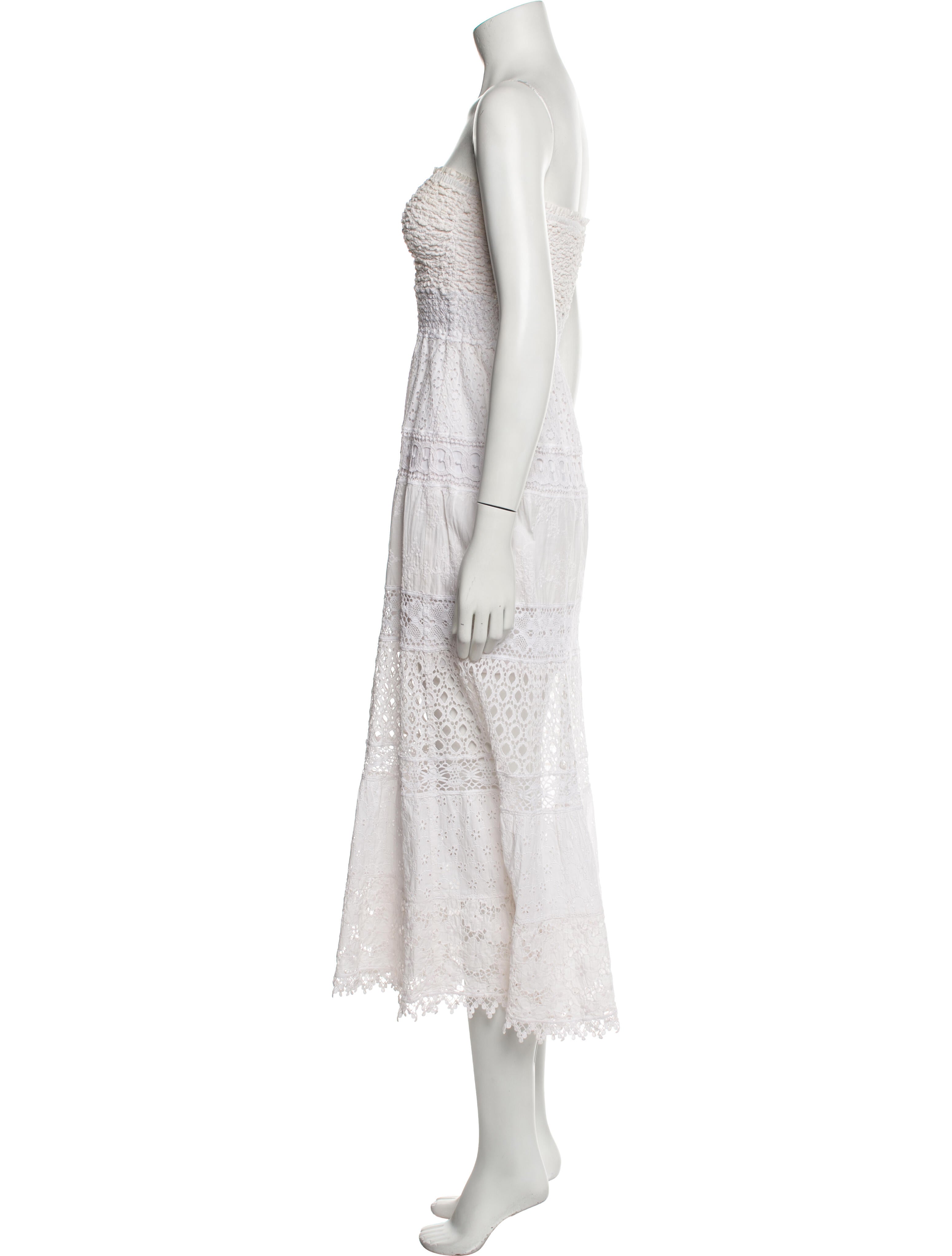 Temptation Positano Strapless Midi Length Dress