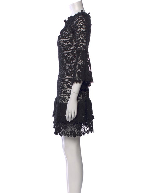 Temptation Positano Lace Pattern Mini Dress