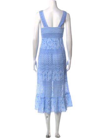 Temptation Positano Lace Pattern Midi Length Dress