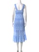 Temptation Positano Lace Pattern Midi Length Dress