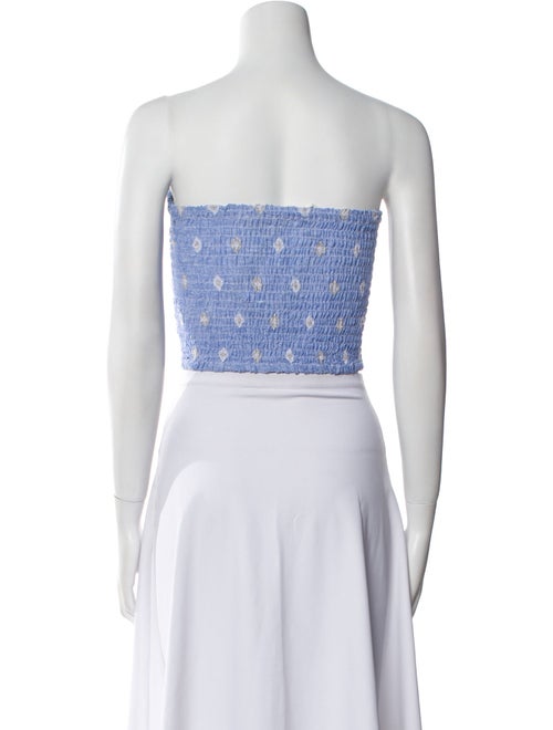 Temptation Positano Linen Printed Crop Top