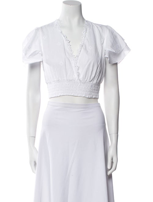 Temptation Positano V-Neck Short Sleeve Crop Top