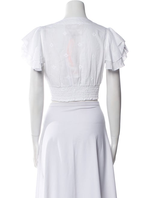 Temptation Positano V-Neck Short Sleeve Crop Top