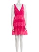 Temptation Positano Lace Pattern Mini Dress