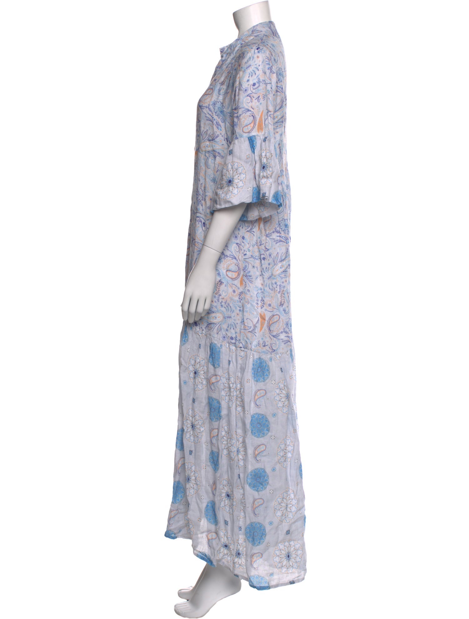 Temptation Positano Paisley Print Long Dress