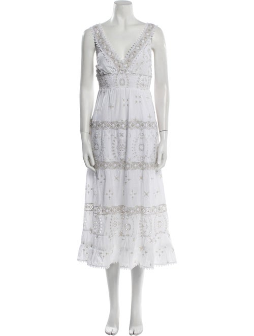 Temptation Positano Lace Pattern Midi Length Dress
