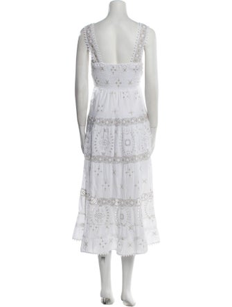 Temptation Positano Lace Pattern Midi Length Dress
