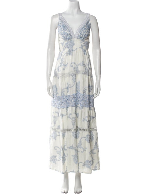 Temptation Positano Lace Pattern Long Dress