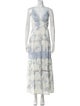 Temptation Positano Lace Pattern Long Dress