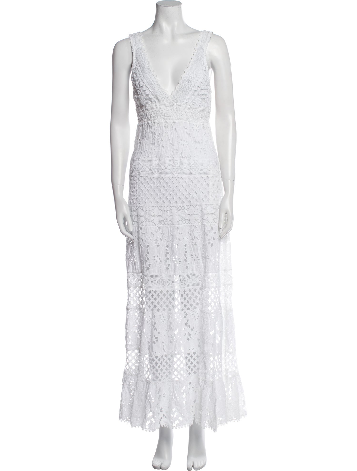 Temptation Positano Lace Pattern Long Dress