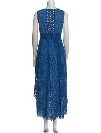Temptation Positano Lace Pattern Long Dress
