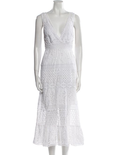 Temptation Positano Lace Pattern Long Dress