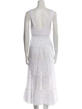 Temptation Positano Lace Pattern Long Dress
