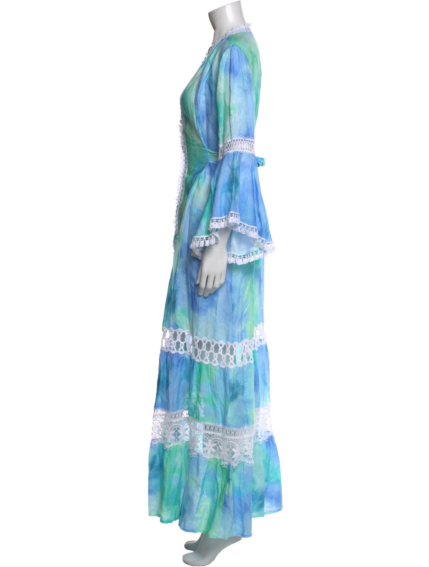 Temptation Positano Linen Long Dress w/ Tags