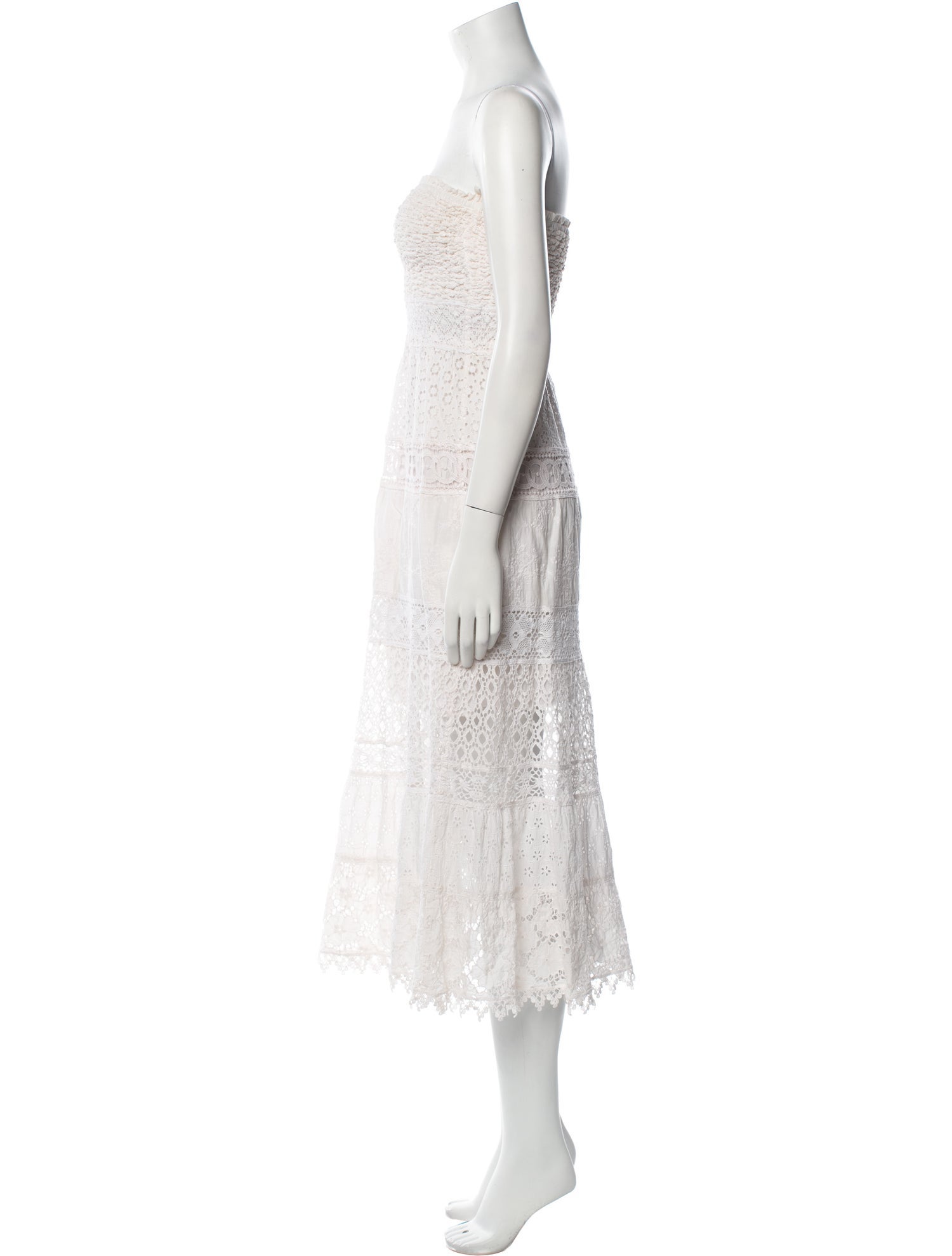 Temptation Positano Strapless Midi Length Dress