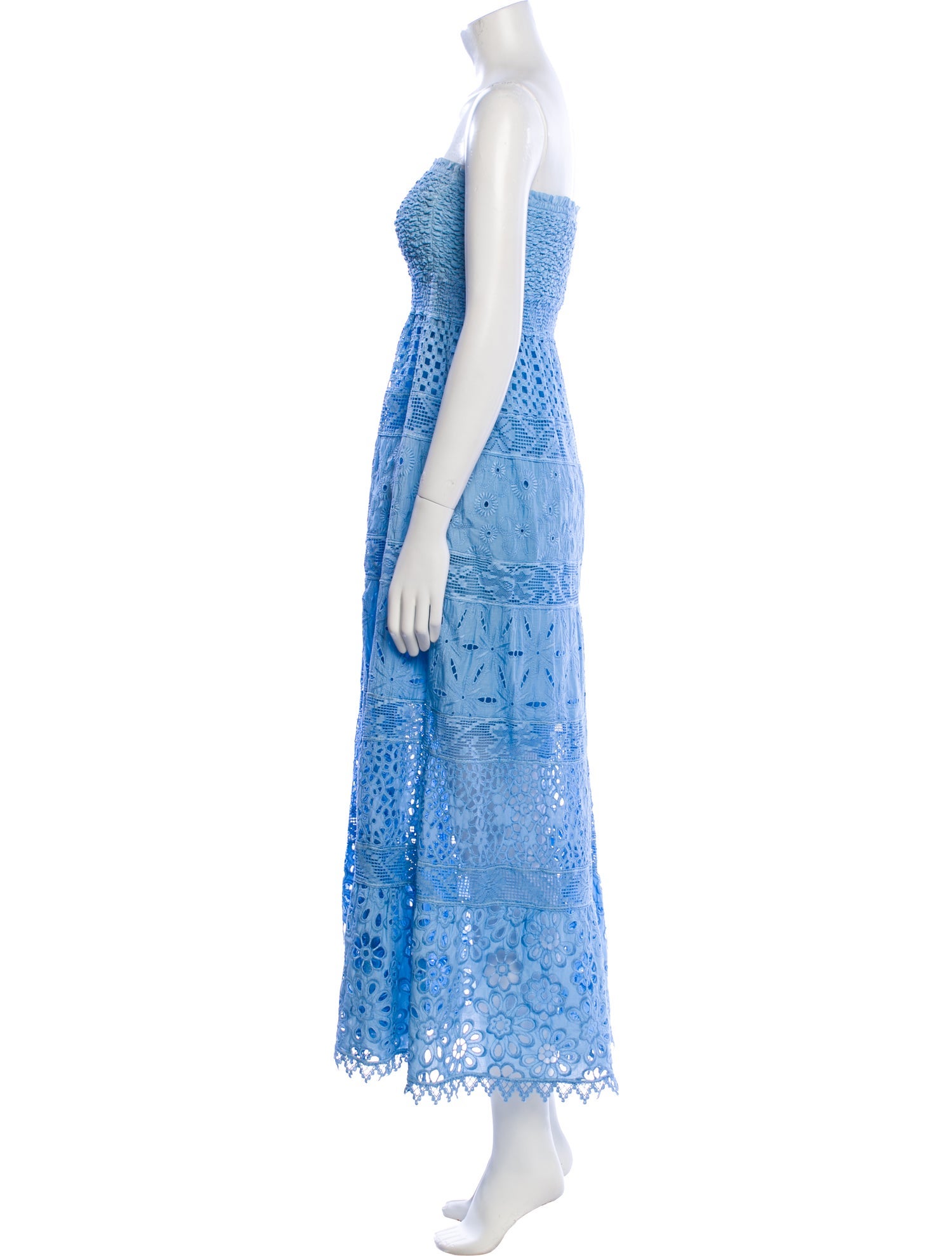 Temptation Positano Lace Pattern Midi Length Dress