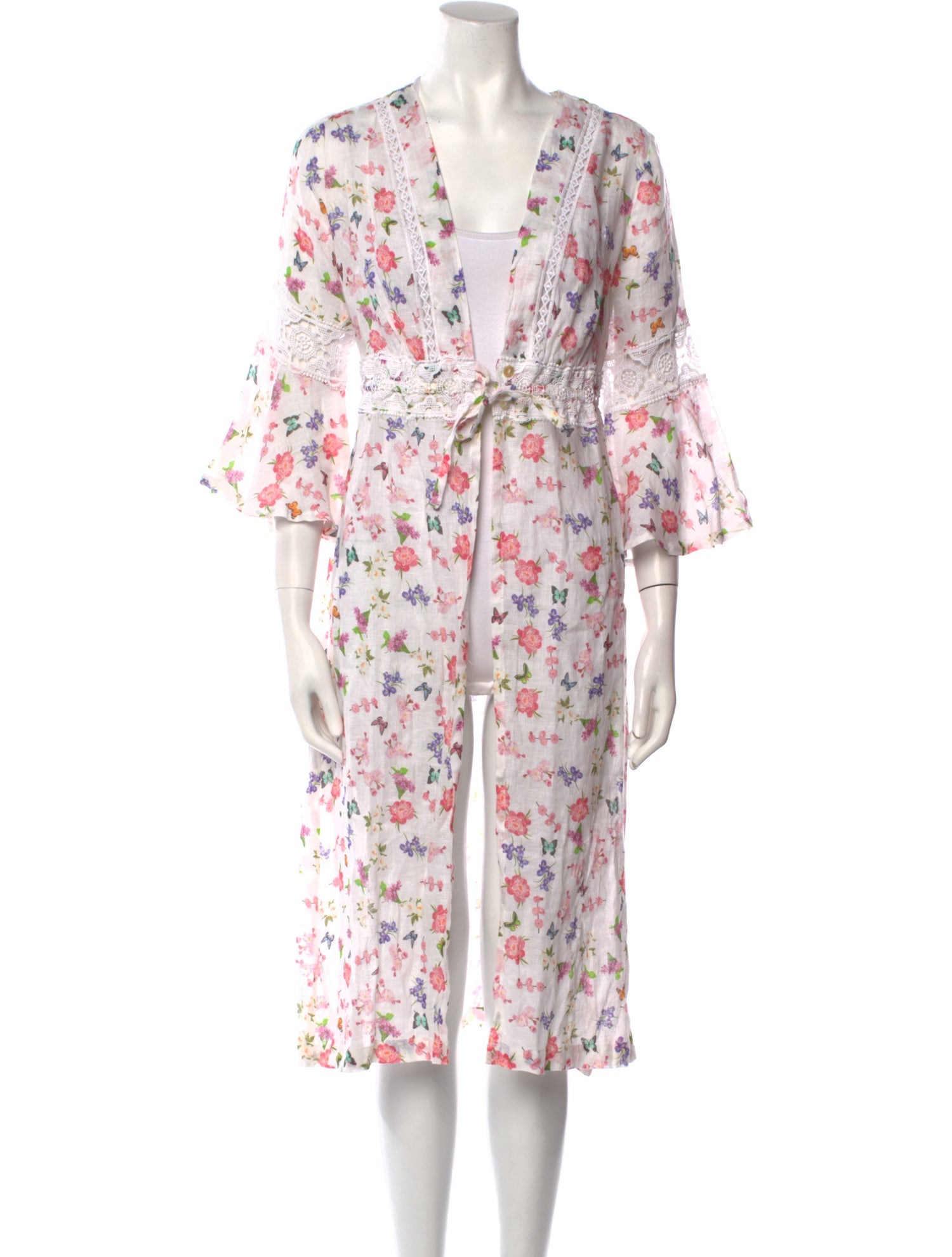 Temptation Positano Linen Midi Length Dress