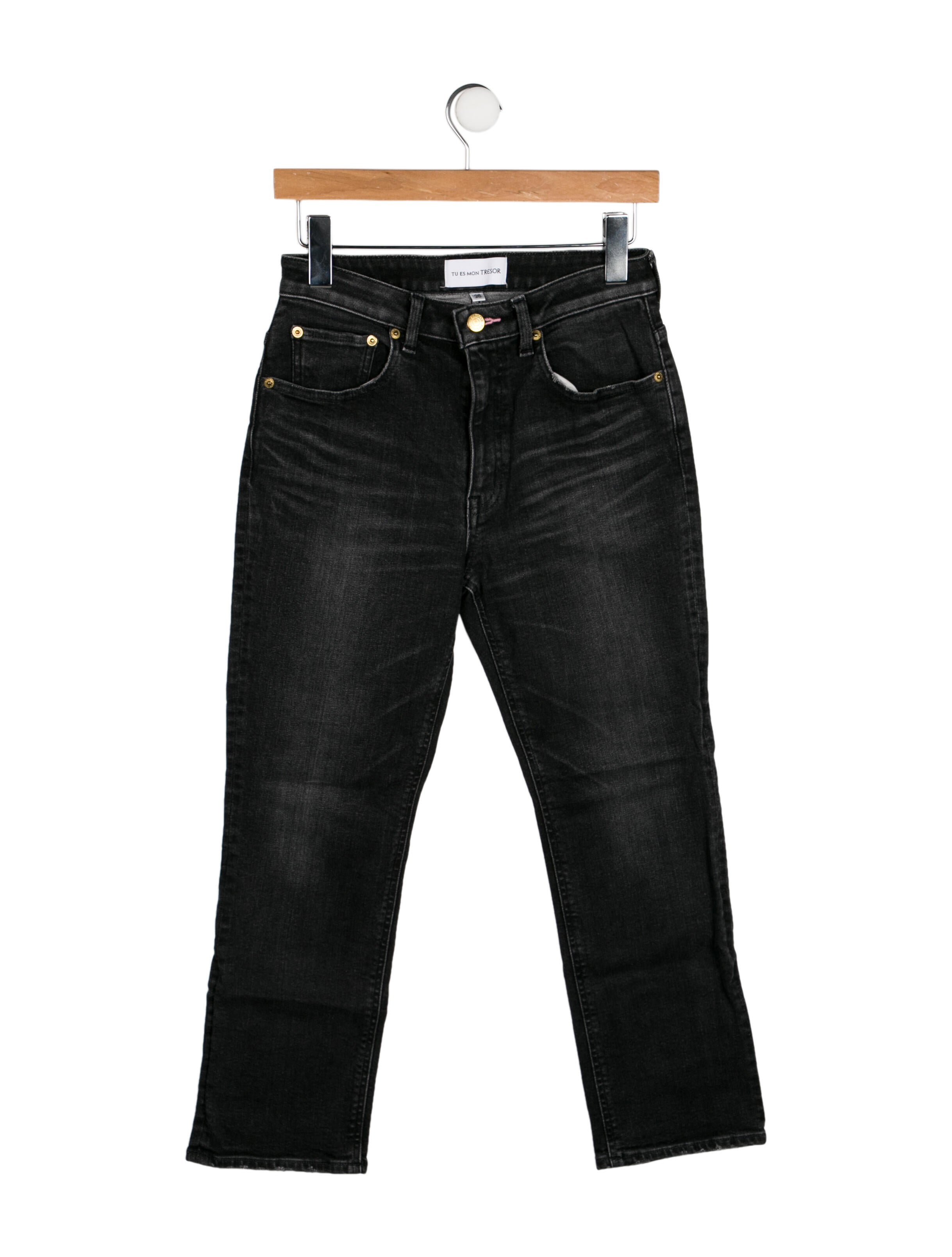 Tu es mon TRÉSOR Mid-Rise Straight Leg Jeans