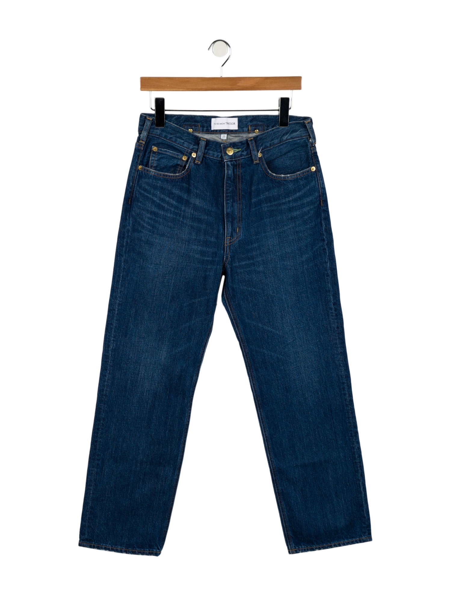 Tu es mon TRÉSOR High-Rise Straight Leg Jeans